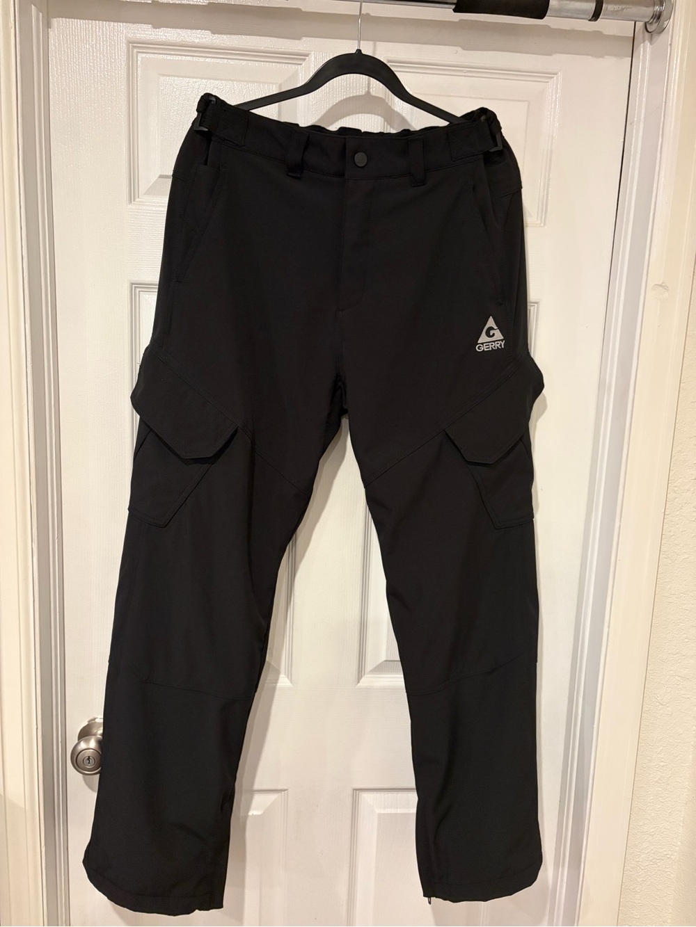 Gerry Weber Black Men’s Cargo Pants with Flap Pockets